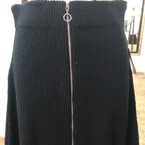 Rachel Roy Zippered Sweater Skirt